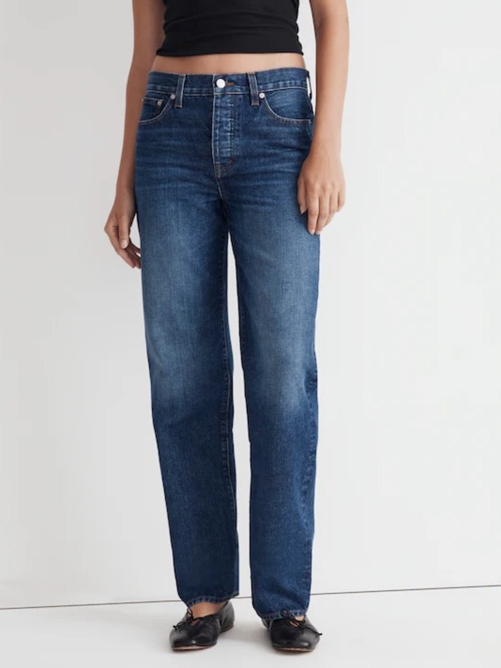 Madewell Low Strung Straight Jeans